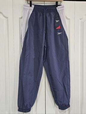 NWT Reebok Purple Blue ish Track Joggers Size Medium - NEW WITH TAG